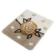 Коврик для ванной-коврики | коврик коврики для ванной нескользящие анти пресс-форма коврики застекленный бежевый 50X60 см