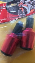 Extremos de empuñaduras de contrapeso para manillar de motocicleta, 7/8 , 22mm, tapa del manillar, enchufe de extremo de barra para Kawasaki Z750 Z800 Z1000