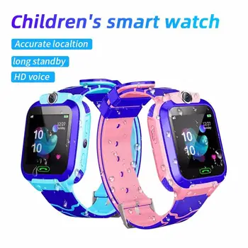 

Hot 2G Smart Watches For Children LBS Boy Girl Location Smartwatch Voice Call Talk Kids Smart Watch With Camera Flashlight Game