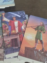 Cartas de Tarot y guía, juego de adivinación del destino, cubierta para fiesta, vacaciones, juegos de mesa