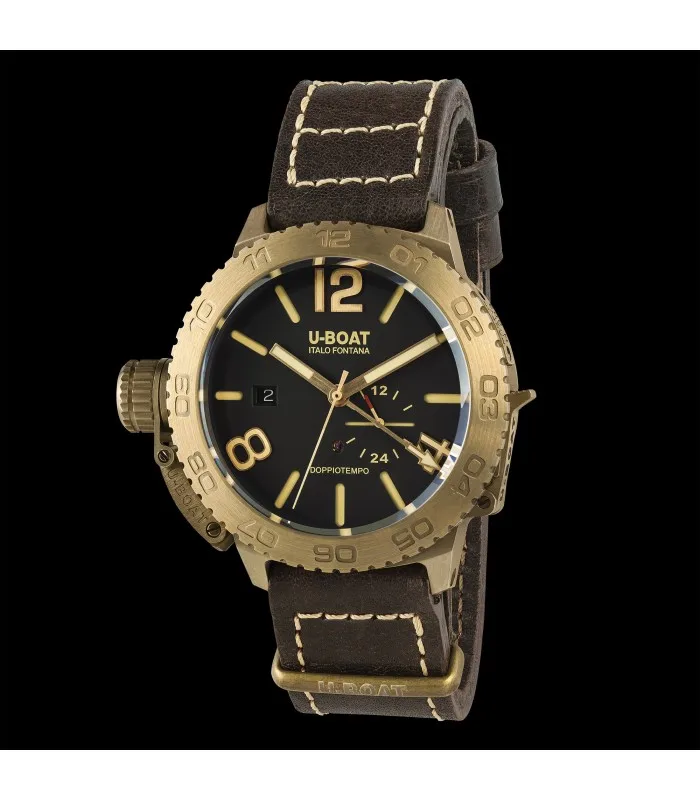 U-BOAT часы DOPPIOTEMPO 46 BRONZE BR 9008