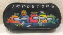 Estuche de Impostor de maquillaje 3D, bolso para cosméticos con caricaturas para chicas, suministros escolares, bolsa organizadora de maquillaje