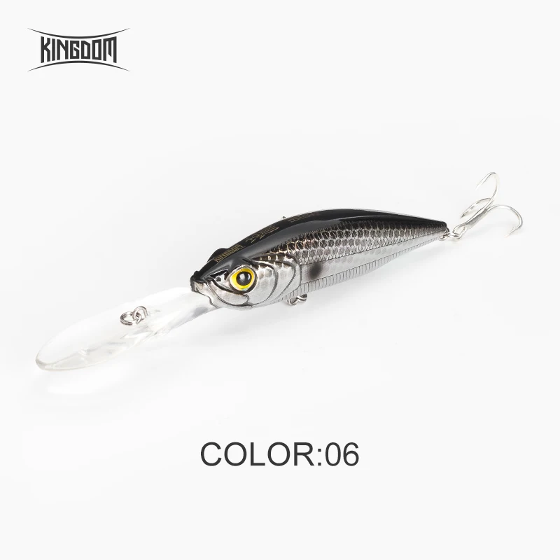 Kingdom Fishing Приманка подвесной гольян 60 мм 7,2 г 70 мм 10 г крепкие крючки искусственные жесткие Джеркбейт воблеры шесть цветов Модель 5502 - Цвет: Color 06