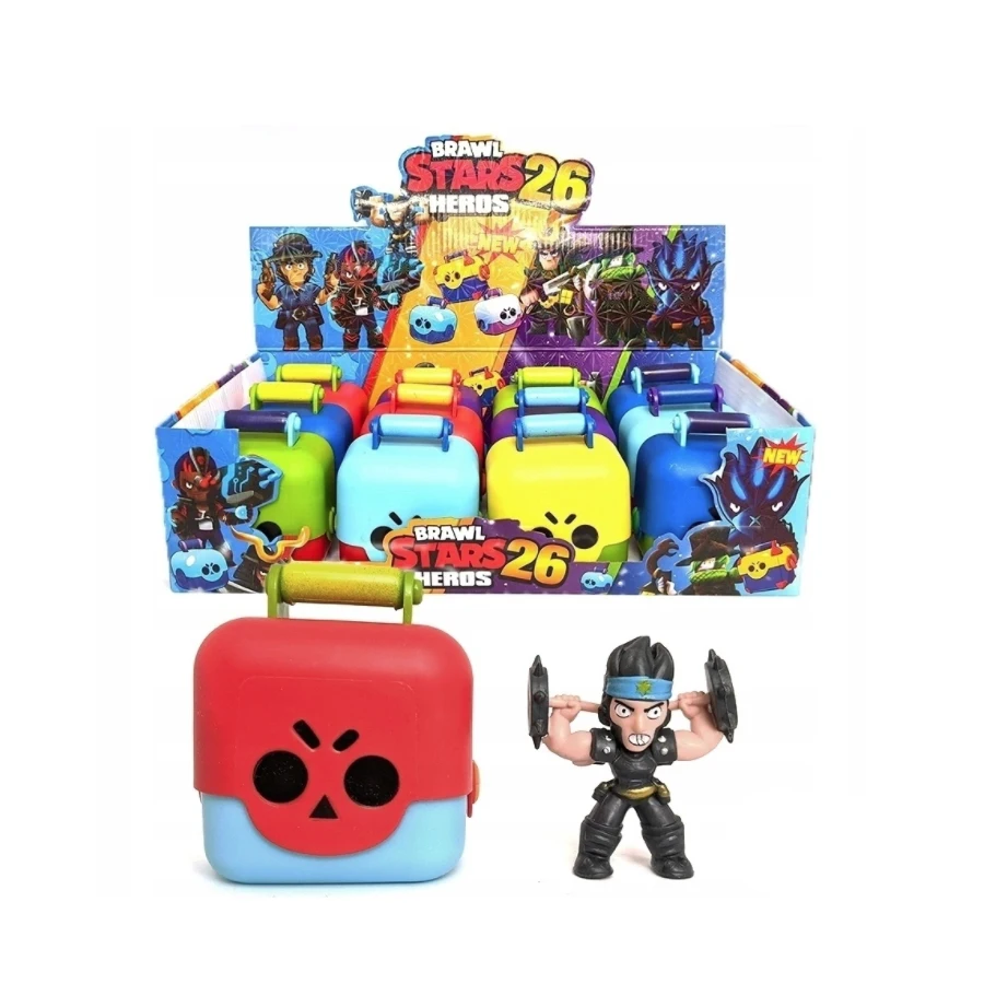 Бокс Сундуки с игрушкой BRAWL STARS Бравл старс в комплекте карточкой 1/4/8/12 шт | Игрушки