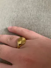 Anillos Croissant de acero inoxidable para mujer, sortija trenzada, anillo de cúpula gruesa, joyería, anillo llamativo