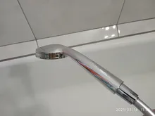 Cabezal de ducha de mano, juego de ducha de lluvia de alta presión, nuevo diseño de filtro de iones negativos para ahorro de agua