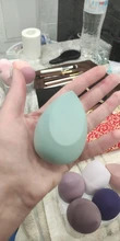 Esponja para maquillar la cara, colorete en polvo, accesorios de maquillaje, esponjas para mezclar cosméticos, 1 Uds.