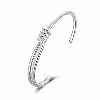 

Angemiel Resistance Ohm Steel Womens Bracelet Silver