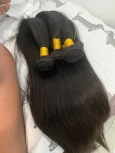Extensiones de cabello humano peruano con cierre de encaje, mechones rectos de 30 pulgadas, 4x4, cierre HD 5x5, 3/4 mechones