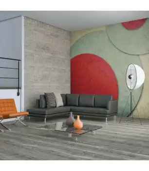 

Photo Mural-circles-retro style