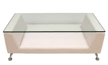 

Table KATE, low, Crystal, white, 120x60 cms