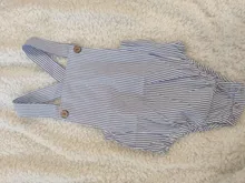 Ropa de verano para bebé de 0 a 3 años, Body de algodón para recién nacido, mono informal liso a rayas, trajes para el sol, 2019
