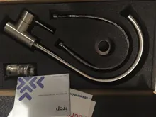 Frap-grifos de acero inoxidable para cocina, mezclador de un solo Mango, de un solo orificio, para fregadero, Y40107