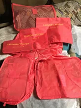Sistema de bolsas de viaje para embalaje de nailon, gran capacidad, Unisex, organizador de ropa al por mayor, 6 piezas