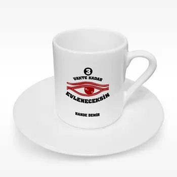 

Personalized 3 To burn the Midnight Oil Design Turkish coffee Cup-2
