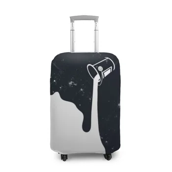 

Suitcase cover 3D black and white