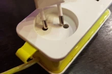 Converter-On/Off Bulb-Lamp Eu-Plug-Holder-Adapter Led-Light-Socket White To E27 for 1PC