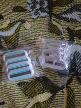 Cabezales de afeitado de 3 cuchillas para mujer, accesorios para el cuidado de la piel, afeitadora corporal, 4 Uds.