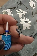 Dmoley-broca de clavo de cerámica para manicura, taladro eléctrico para máquina fresadora, limas de uñas, amortiguador, accesorios de equipo de arte de uñas