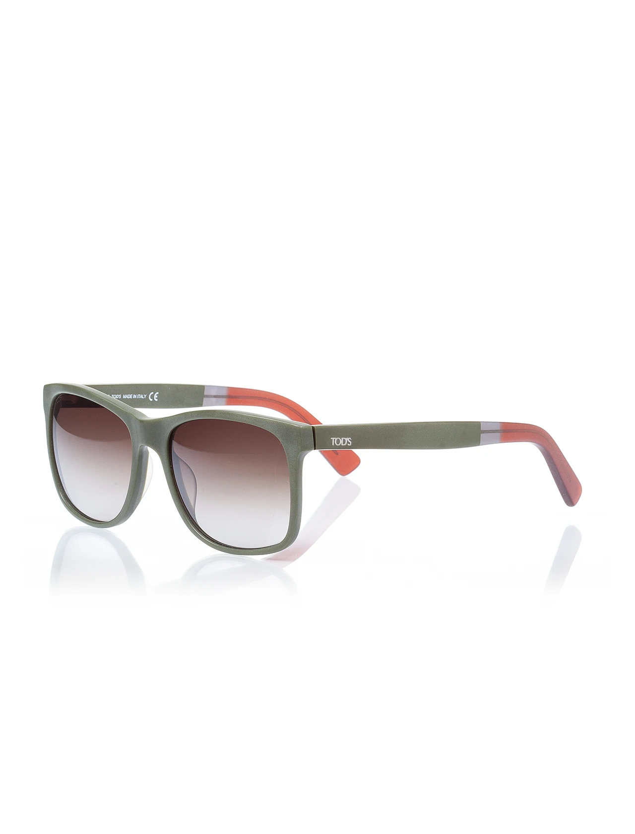 

Men's sunglasses to 0191 97b bone green organic square square 56-18-145 tods