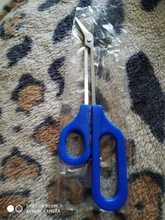 Quiropody-tijera de uña del pie con agarre fácil, cortador para discapacitados, manicura y pedicura, 20cm (7,87 ) de largo alcance