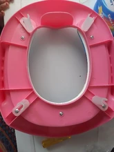 Orinal asiento de entrenamiento con asas y respaldo niños asiento de inodoro con orina Splash guardia y cojín suave baño asiento para niños