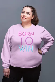

Angemiel Wear Win For Born Pink Women Sweatshirts