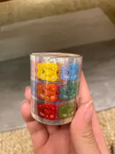 Pegatinas decorativas de oso Kawaii para manualidades, cintas Washi con letras del alfabeto, cintas Washi brillante, adhesivo para álbum de recortes