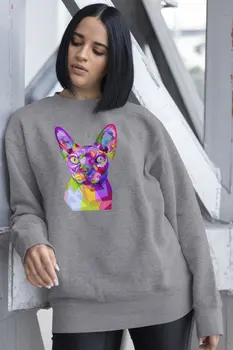 

Angemiel Wear Colorful Sphynx cat Women Sweatshirts