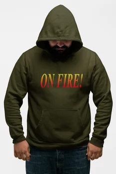 

Angemiel Wear On Fire Green Men 'S Hooded Sweatshirt