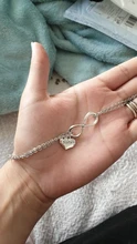 PULSERAS CON ABALORIOS de corazón para mujer, cadena de eslabones hecha a mano, Infinity, regalo de joyería, novedad de 2020