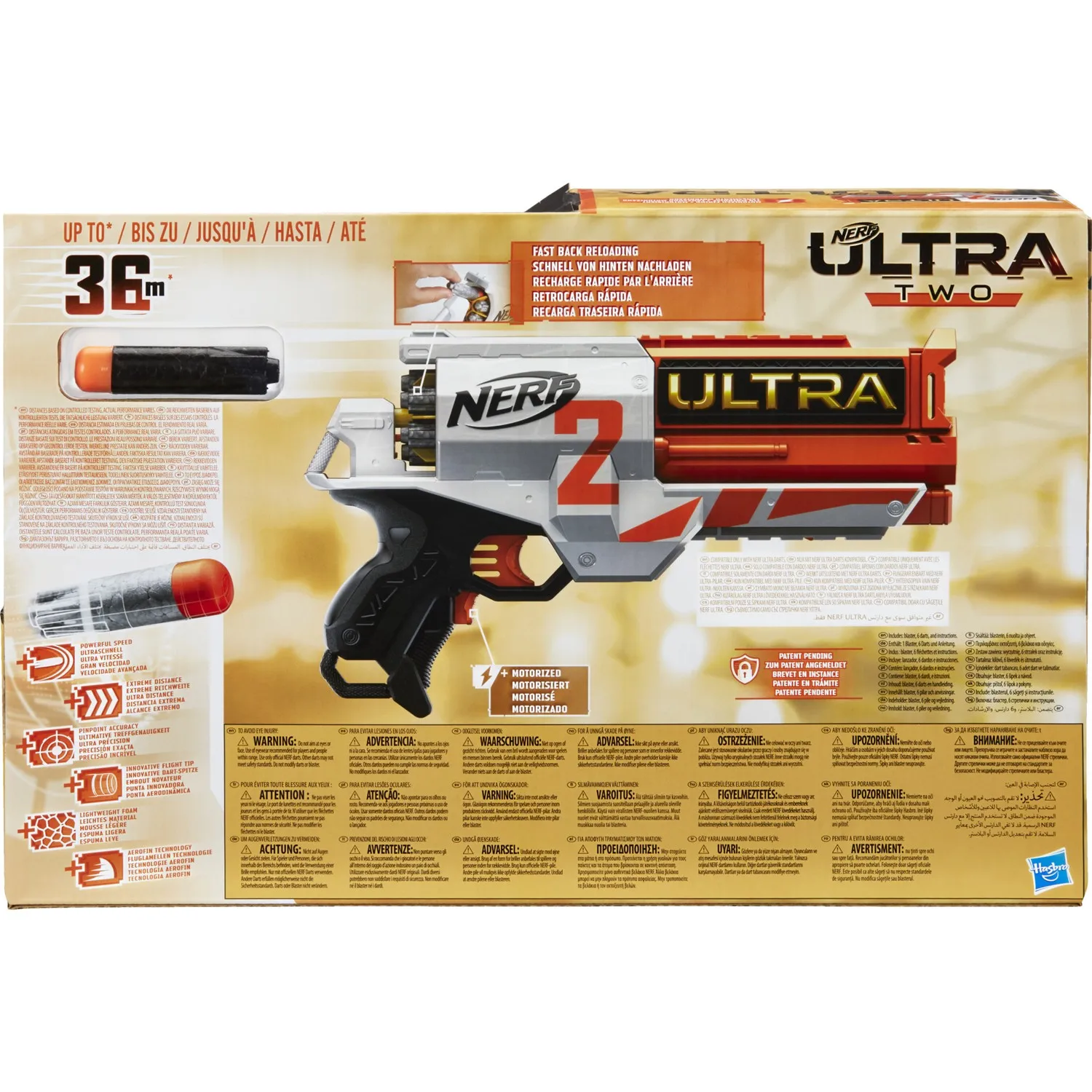 NERF Ultra Select Fully Motorized Blaster, Fire for Distance or Accuracy,  Includes Clips and Darts, Outdoor Games and Toys, Automatic Electric Full  Auto Toy Foam Blasters - Toys 4 U