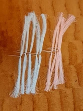 Lunker resplandor luminoso Ultravioleta fluorescente volar hilo de pesca strand línea de cuerda atar diy material ayudar ganchos moscas