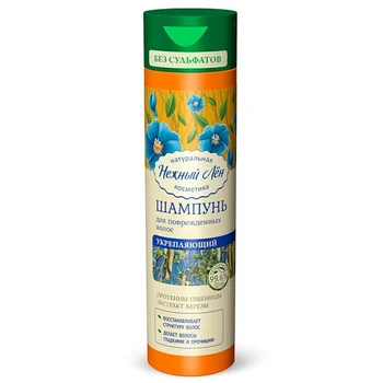 

Gentle flax shampoo "firming" for damaged hair