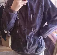 Vintage Sweatshirt Hoodie Pullover Clothes Women Zip-Up Warm Autumn Winter Long-Sleeve