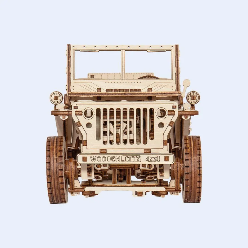 Конструктор Woodencity- Джип 4х4