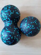 Pelota de miofascia EPP Lacrosse, Bola de masaje de cacahuete de alta densidad, ligera, Fitness, ejercicio, Fascia, alivia el dolor, Yoga