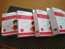 10 unids/caja los niños máscara KN95 boca tapa 5 capa a prueba de polvo respirable máscaras de protección chico FFP2 KN95 mascarillas higienicas homologadas spain mascarillas niños