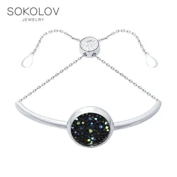 

SOKOLOV bracelet with cubic silver fashion jewelry 925 women's male