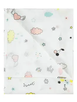 

2020 Summer Knitted Top Muslin Printed Blanket and Swaddle Warmly Squishy Civil Baby Baby Muslin Blanket 80x100cm
