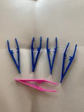 5 unids/set niños seguridad cuentas de plástico pinzas para rompecabezas de modelo Kits de construcción de los niños juguetes de bricolaje arte accesorios de artesanía herramientas