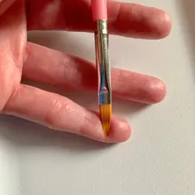 Uds.-pinceles de pintura gradiente para manicura, accesorios para manicura GL285, para dibujar, nailon degradado, acrílico, Gel UV DE MANICURA