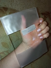 Funda para pasaporte de plástico para hombre y mujer, funda para pasaporte de PVC transparente, resistente al agua, tarjetero de viaje, accesorios para tarjetas de identificación y crédito, 1 unidad