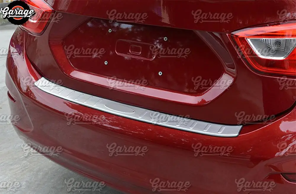 Защитная накладка на задний бампер для Chevrolet Cruze- литье из нержавеющей стали 1 комплект/1 шт. украшение для автомобиля