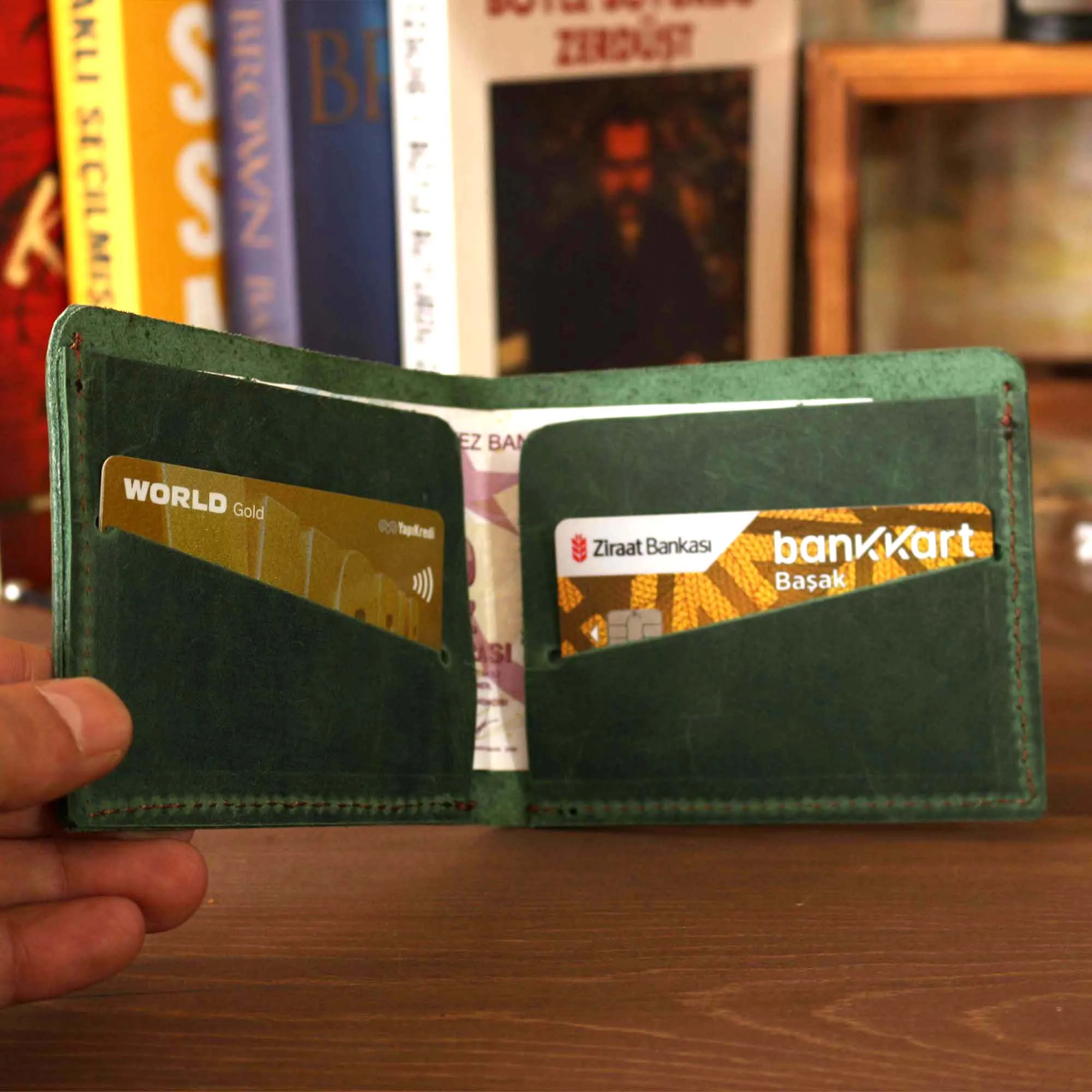 Valuaes Robinia Handmade Wallet Genuine Leather Patched 2021 Fashion Top Quality Card Holder Classic Male Purse Clutch Vintage