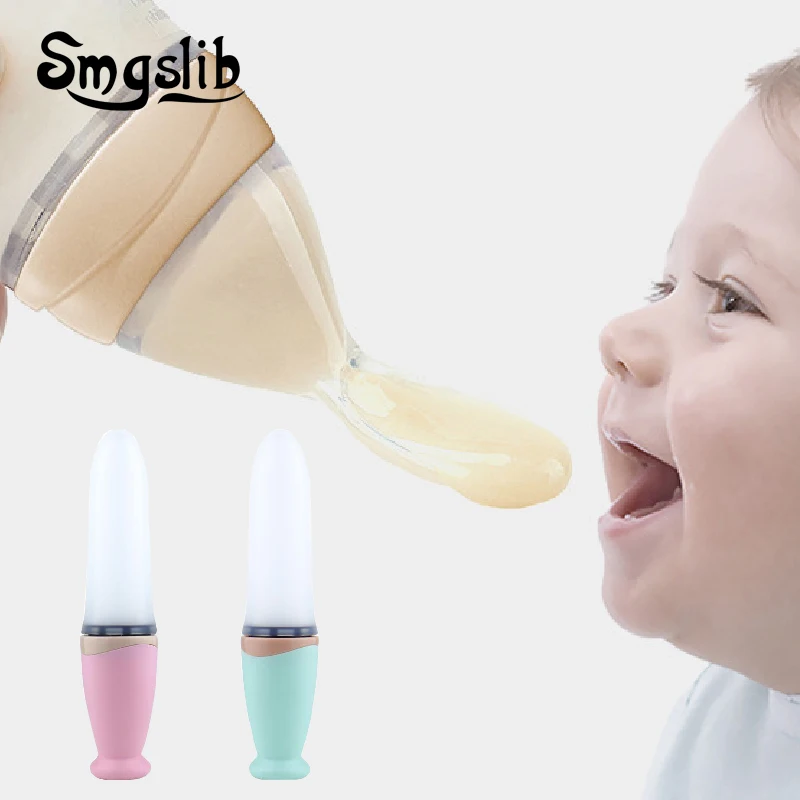 Smgslib Детская Бутылочка бутылка 90 мл ложка с крышкой для младенцев и детей