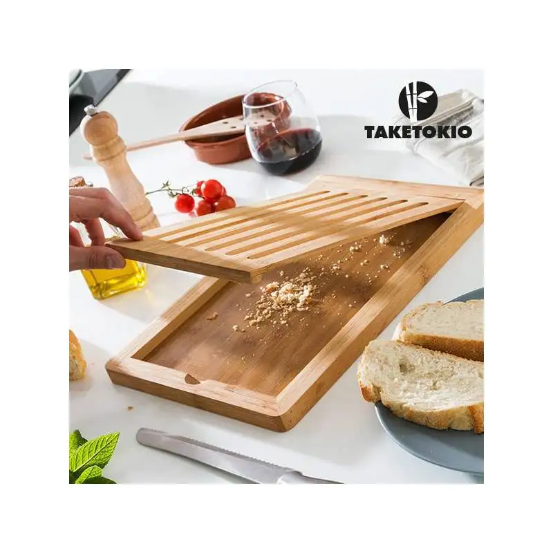  Bamboo table for Cutting Bread TakeTokio