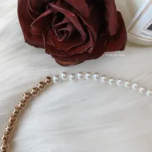 Bead Choker Necklaces Jewelry Toggle Clasp Pearl-Chain Circle-Lariat Punk Collar Wedding