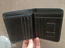Cartera corta de cuero recubierto para hombre, billetera Retro triple Vertical, billetera coreana para jóvenes, varias tarjetas, 2020