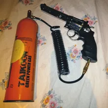 New Airsoft Adapter Set for Green Gas Canisters with Coil Hose